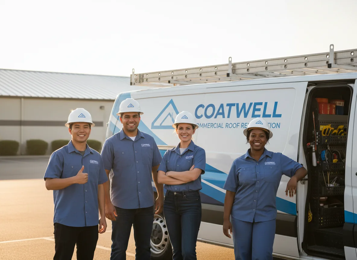 Commercial roof coating company in Klemme, IA